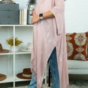 One Size Fits Most Pink Luna Tie Dye Kimono / Kimonos boho chic Cover-up
