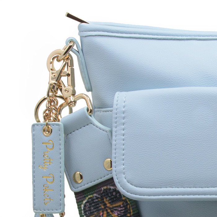Crossbody Laptop Bag - Sky Blue