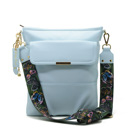  Crossbody Laptop Bag - Sky Blue