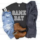 Small Vintage Charcoal Game Day Vintage Jersey TShirt