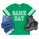 Small Vintage Green Game Day Vintage Jersey TShirt