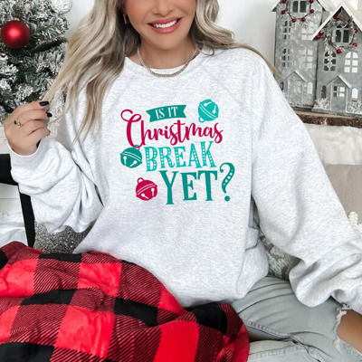 Funny Bella Canvas Teacher Break Sweaters