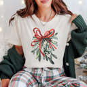  Merry Mistletoe Christmas Bella Canvas Tee