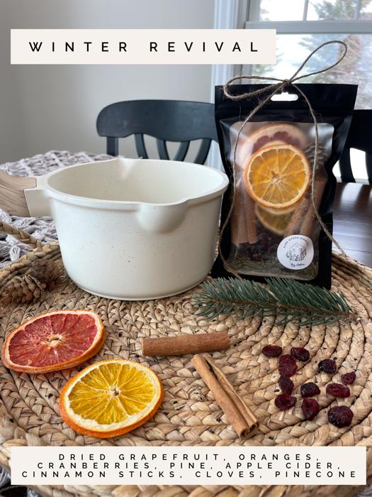 Seasonal All-Natural Stove-top Simmers