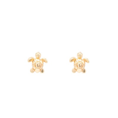 Sea Turtle Post Stud Earring Marine Reptile Ocean Sea Water