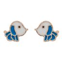  Beagle Dog Enamel Post Stud Earring Children's Gift Jewelry