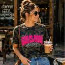 Small God Is Good All The Time Tee | Pink Chenille Faith Shirt | Camo Graphic Tee | Made to Order | Texas Boutique