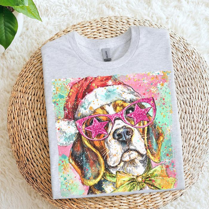 Dog Lovers Christmas Tee | Free Shipping