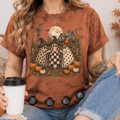 Fall Autumn Marble Bella Canvas Graphic Tee | Halloween T-shirt