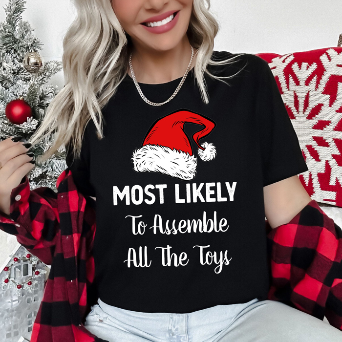 Most Likely To Christmas Family Holiday Memories And Cozy Gatherings Party Tee