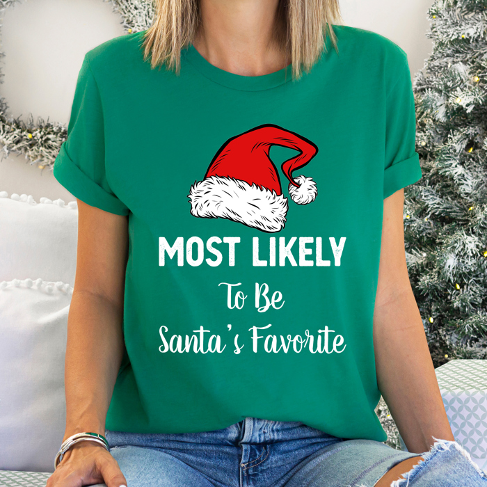 Most Likely To Christmas Family Holiday Memories And Cozy Gatherings Party Tee