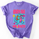  Bruh We Back, Funny, Alligator, Student, Back To School, Teacher, Comfort Colors T-Shirt