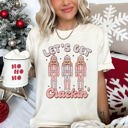  Let's Get Cracking Nutcracker Christmas Retro Holiday Cheer Vintage Vibe Edition Comfort Colors Tee