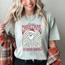 Medium Bay Light Sage Merry Christmas Ya Filthy Animal Home Alone Santa Retro Holiday Classic Comfort Colors Tee