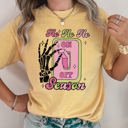 XXL Mustard Ho Ho Ho Season Skeleton Light Switch Christmas Comfort Colors Tee