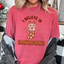 XXXL Crimson Red I Believe In Santa Dog Lover Pets Christmas Holiday Edition Premium Vintage Style Comfort Colors Tee