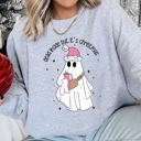 Small Heather Sport Gray Dead Inside But It's Christmas Retro Cozy Winter Edition Graphic Print Sweatshirt