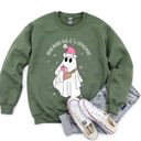  Dead Inside But It's Christmas Festive Snark Holiday Quote Cozy Winter Mood Edition Sweatshirt