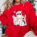  Cute Ghost Christmas Sweatshirt