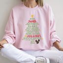 Large Light Pink Christmas Vacation Quote Graphic Hilarious Holiday Quote For Cozy Season Comfort Fit Sweatshirt