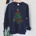 XXL Navy Christmas Vacation Quote Graphic Hilarious Holiday Quote For Cozy Season Comfort Fit Sweatshirt