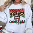  Christmas Obsessed Leopard Print Festive Cozy Premium Edition Holiday Sweatshirt
