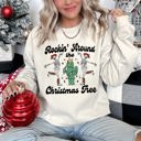 XXXL Sand Rocking Around The Christmas Tree, Desert, Skeletons Sweatshirt