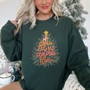  Oh Come Let Us Adore Him, Retro Sign Christmas Sweatshirt