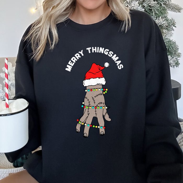 Merry Thingsmas, Funny, Christmas Sweatshirt