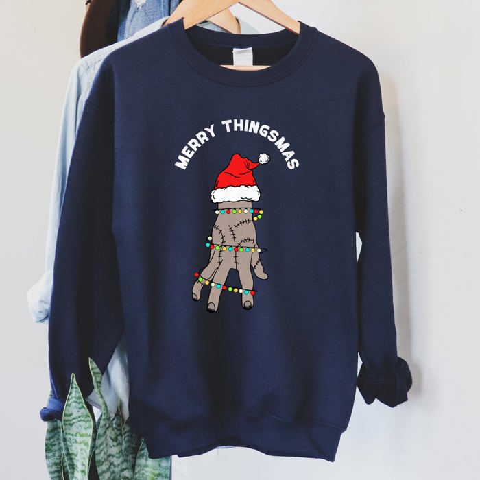 Merry Thingsmas, Funny, Christmas Sweatshirt
