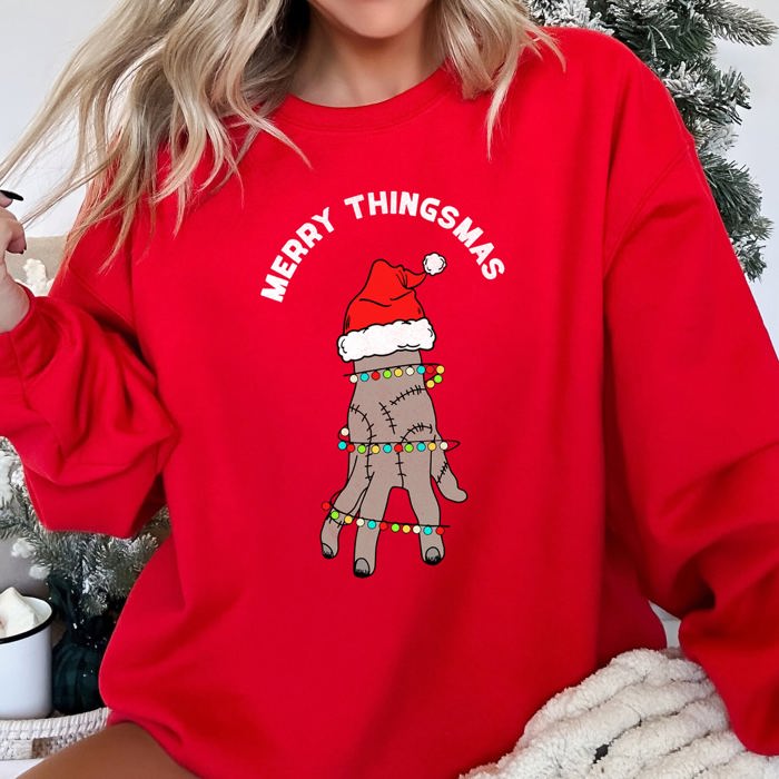 Merry Thingsmas, Funny, Christmas Sweatshirt