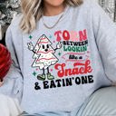 XXL Heather Sport Gray Looking Like A Snack Christmas Cheer Festive Cozy Holiday Comfort Ultra Plush Sweatshirt