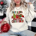  Just A Girl Who Lives Christmas Sweatshirt