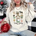  Jesus, True Story Christmas Religious Holiday Message For Faithful Hearts Sweatshirt