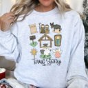 Small Ash Light Gray Jesus, True Story Christmas Religious Holiday Message For Faithful Hearts Sweatshirt