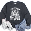  I Like Them Real Thick Christmas Cozy Bold Holiday Festive Winter Vibes Sweatshirt