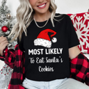  Most Likely To Christmas Family Holiday Memories And Cozy Gatherings Party Tee