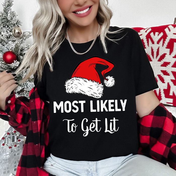 Most Likely To Christmas Family Holiday Memories And Cozy Gatherings Party Tee