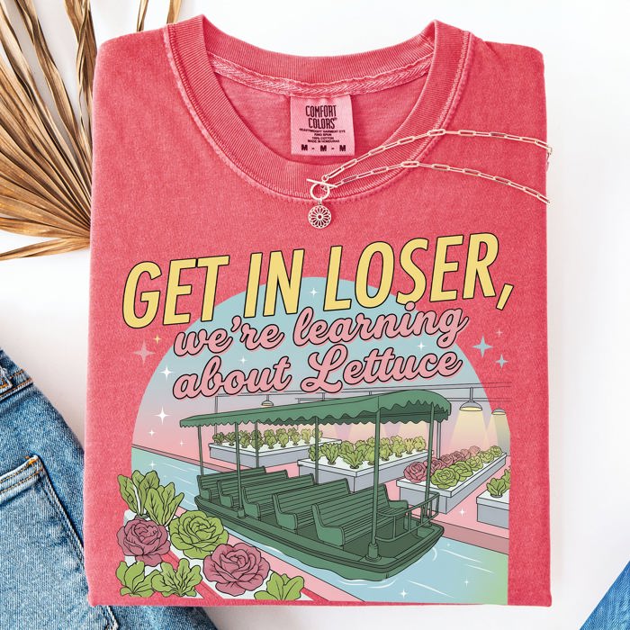 Get In Loser Magical Journey Future Land Theme Park Trip Retro Vacation Comfort Colors Tee