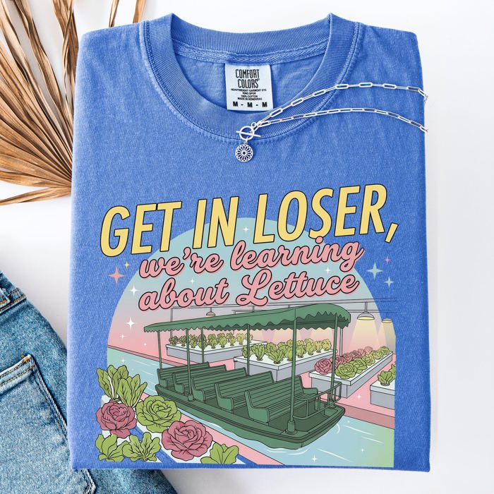 Get In Loser Magical Journey Future Land Theme Park Trip Retro Vacation Comfort Colors Tee