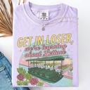 XL Orchid Light Purple Get In Loser Magical Journey Future Land Theme Park Trip Retro Vacation Comfort Colors Tee
