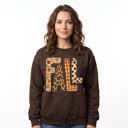  Fall Pattern Letters, Autumn Floral, Leopard Plaid, Polka Dot, Harvest Season Sweatshirt