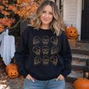  Skull Pattern, Human Anatomy, Spooky Halloween, Gothic Aesthetic Sweatshirt
