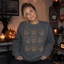  Skull Pattern, Human Anatomy, Spooky Halloween, Gothic Aesthetic Sweatshirt