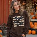  Distressed Bats, Spooky Stars, Halloween Aesthetic, Vintage Grunge Sweatshirt