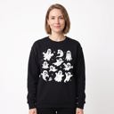  Vintage Ghosts Halloween Sweatshirt, Cute Retro Spooky Season