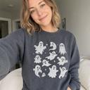  Vintage Ghosts Halloween Sweatshirt, Cute Retro Spooky Season