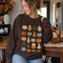  Colorful Pumpkins, Fall Harvest, Autumn Season Sweatshirt