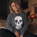  Vintage Skull, Spooky Halloween, Vintage Macabre Sweatshirt