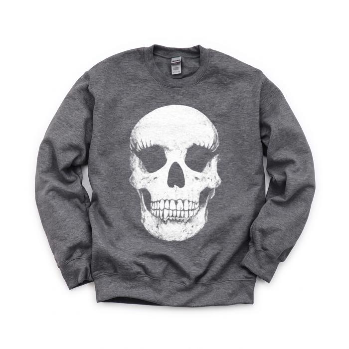 Vintage Skull, Spooky Halloween, Vintage Macabre Sweatshirt